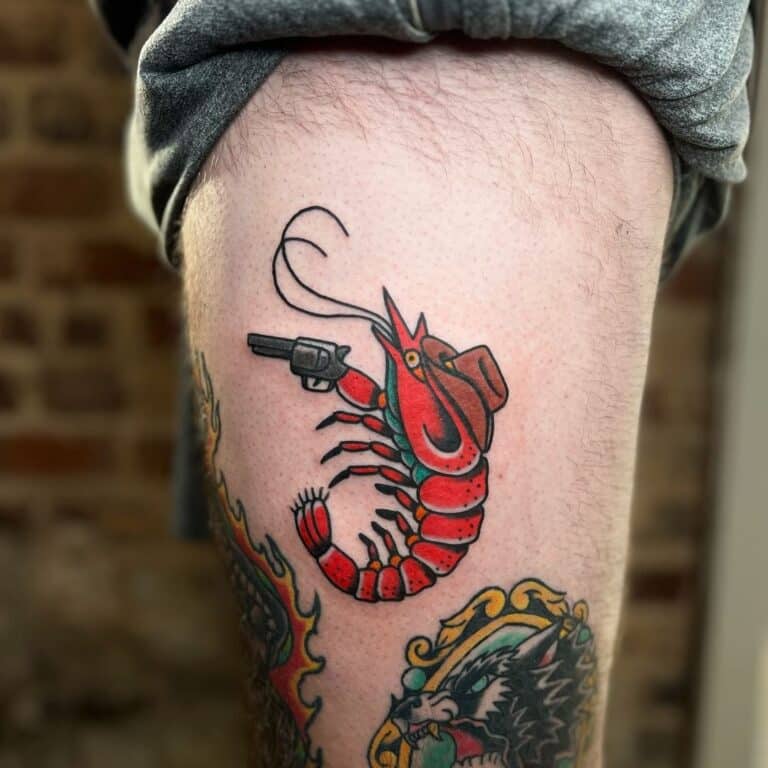 Irresistible Shrimp Tattoo Ideas That Ll Have You Hooked