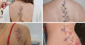 22 Intricate Ideas For Your Vine Back Tattoo