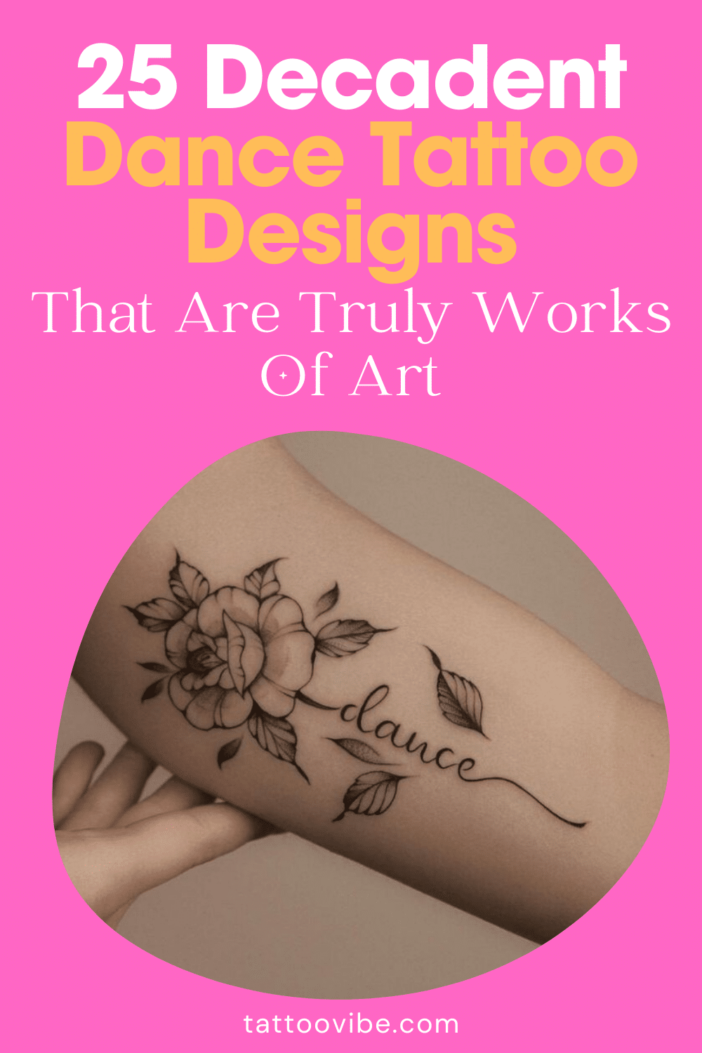25 Decadentes diseños de tatuajes de baile que son auténticas obras de arte