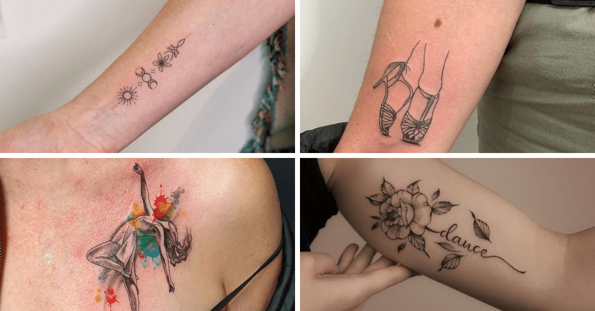 25 Decadentes diseños de tatuajes de baile que son auténticas obras de arte