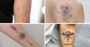 26 Compass Tattoo Ideas For The Traveler Within You