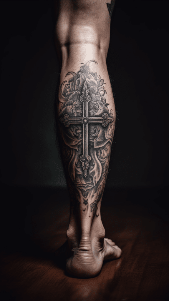 26 Tatouages de croix simples comme ode à votre foi
