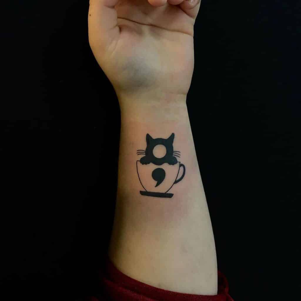 27 Resilient And Unique Semicolon Tattoo Ideas With Meanings