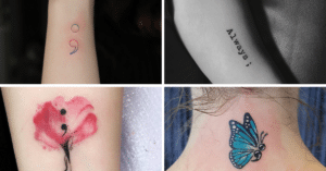 27 Resilient And Unique Semicolon Tattoo Ideas With Meanings