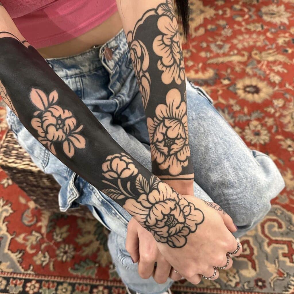 22 florale Tattoo-Ideen zur Verzierung des Unterarms