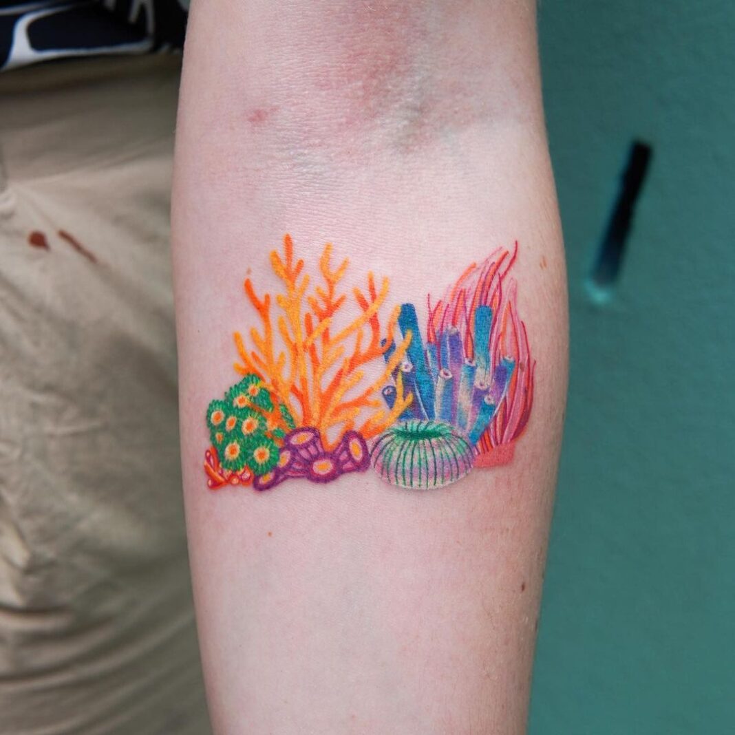 23 Immaculate Coral Tattoos For The Lovers Of The Deep Sea