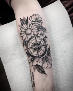 26 Compass Tattoo Ideas For The Traveler Within You