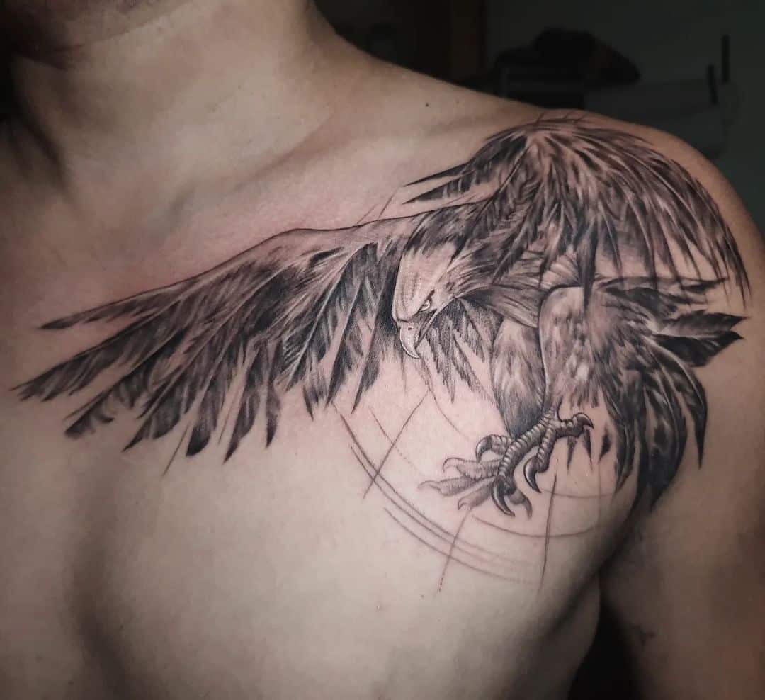 24 Eagle Tattoo Examples To Express Your Free Soul