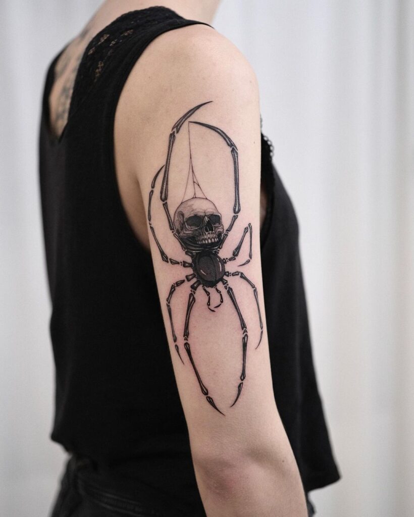 26 Spider Tattoo Ideas For The Creative And Curious