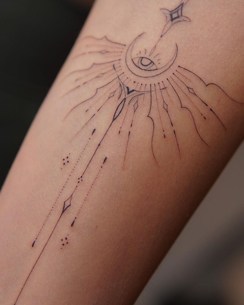 27 ideias de tatuagens de lua para representar a magia que há em si