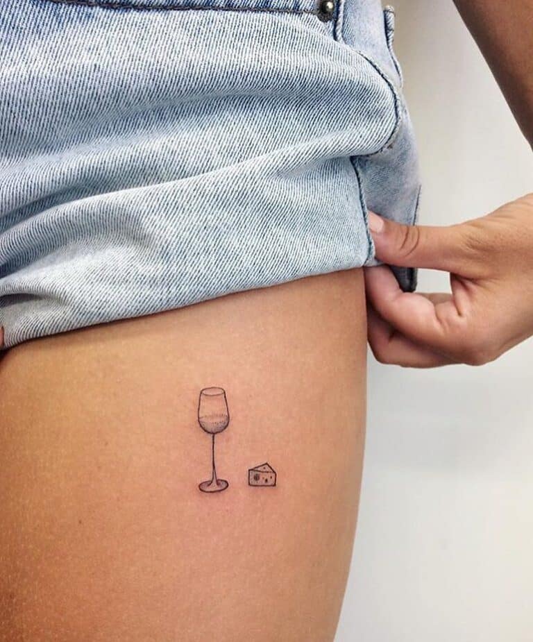 20 Charming Cheese Tattoos That Are Up To No Gouda