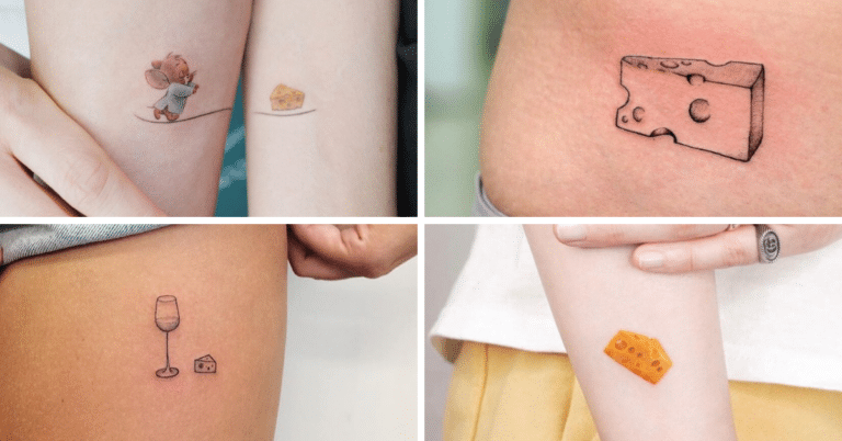 20 Charming Cheese Tattoos That Are Up To No Gouda