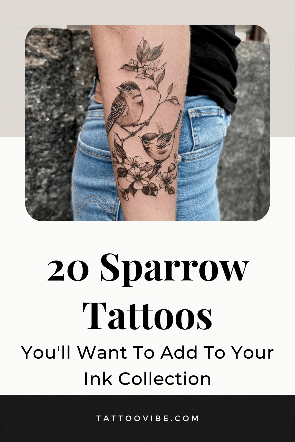20 tatuagens de pardal que vai querer adicionar à sua coleção de tinta