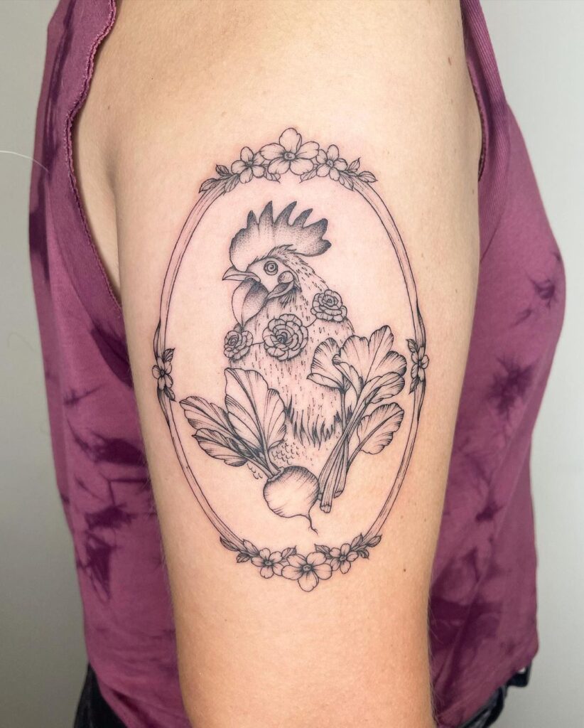 22 Revolutionary Rooster Tattoos You Won't Regret Getting