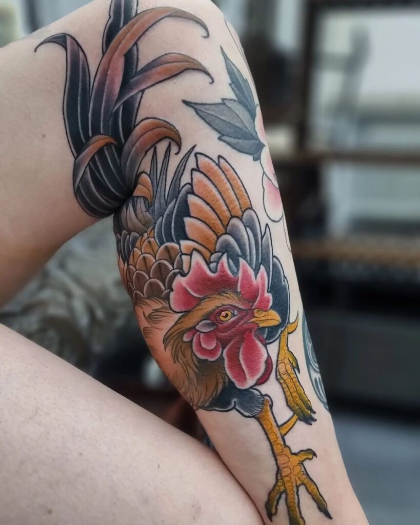 22 Revolutionary Rooster Tattoos You Won't Regret Getting