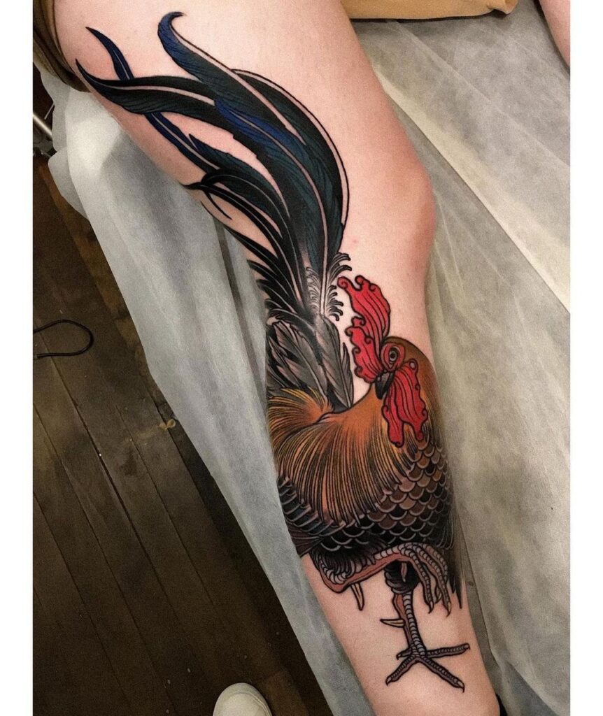 22 Revolutionary Rooster Tattoos You Won't Regret Getting