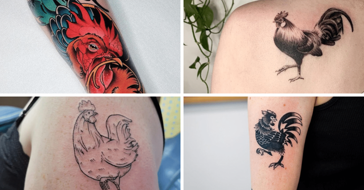 22 Tatuagens revolucionárias de galo que não se arrependerá de fazer