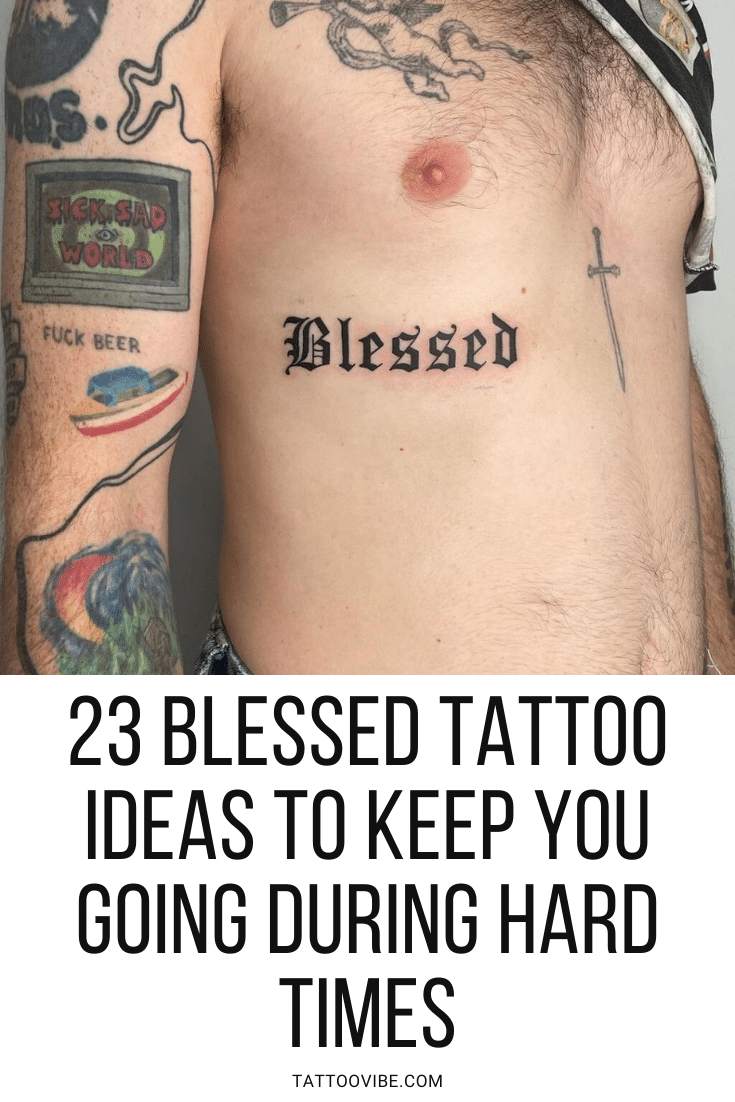 23 bendecidas ideas de tatuajes para seguir adelante en tiempos difíciles