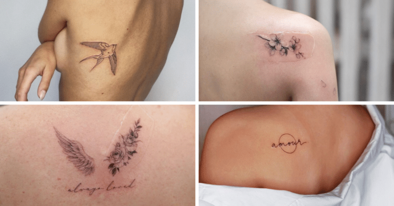 23 Dainty Back Tattoos, From Delicate Dots To Daring Designs