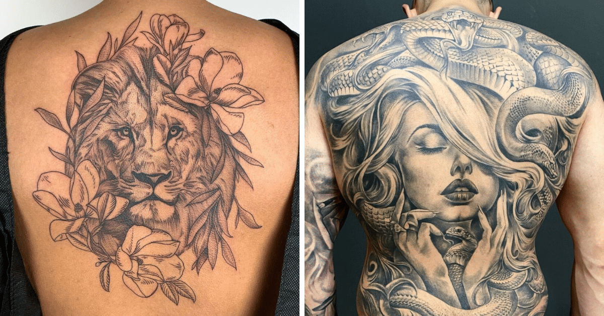 23 Ideen für Ganzrücken-Tattoos: Kunstwerke auf deiner Haut