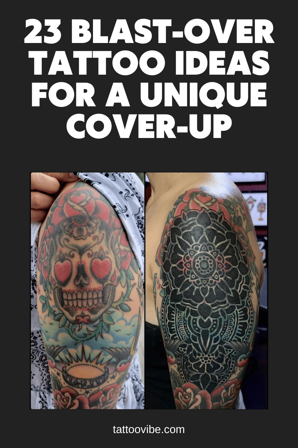 23 Blast-Over Tattoo-Ideen für ein einzigartiges Cover-Up