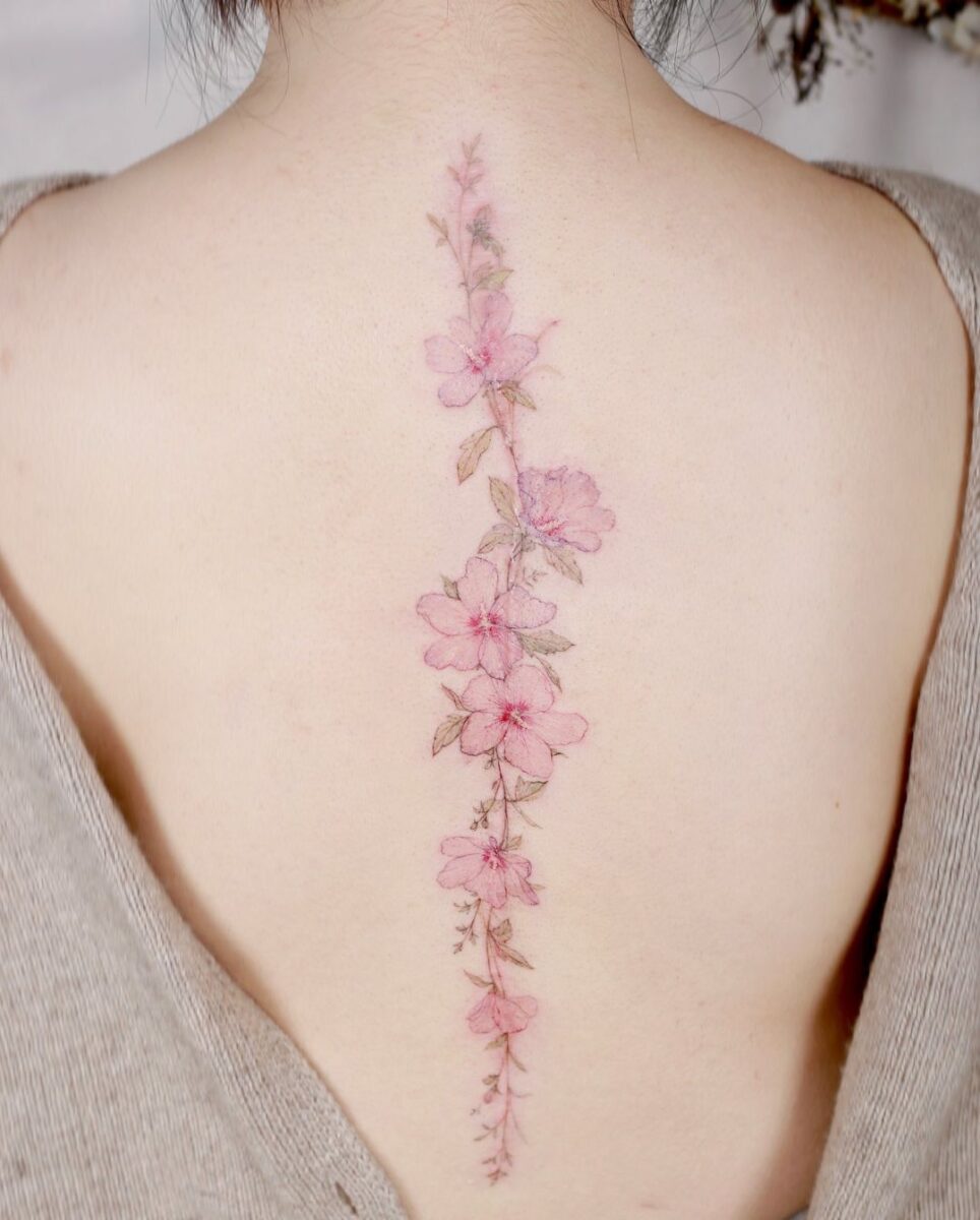 24 Cute Spine Tattoos That Are "Inkcredibly" Trendy