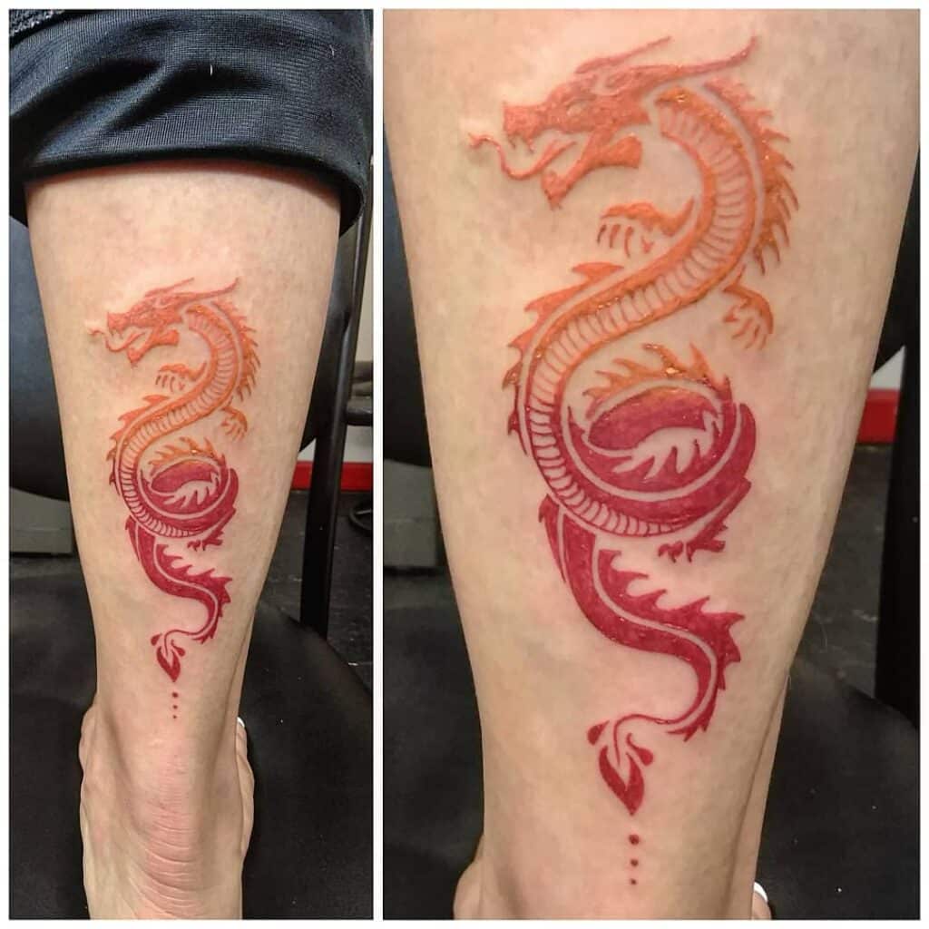 24 ideas de tatuajes de dragones para liberar tu fuerza interior