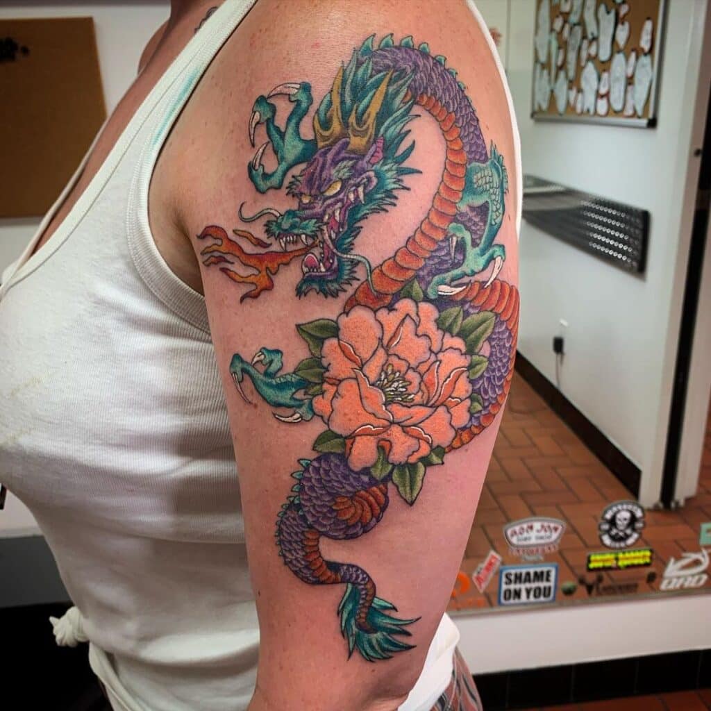 24 Drachen-Tattoo-Ideen, um die Kraft in dir freizusetzen
