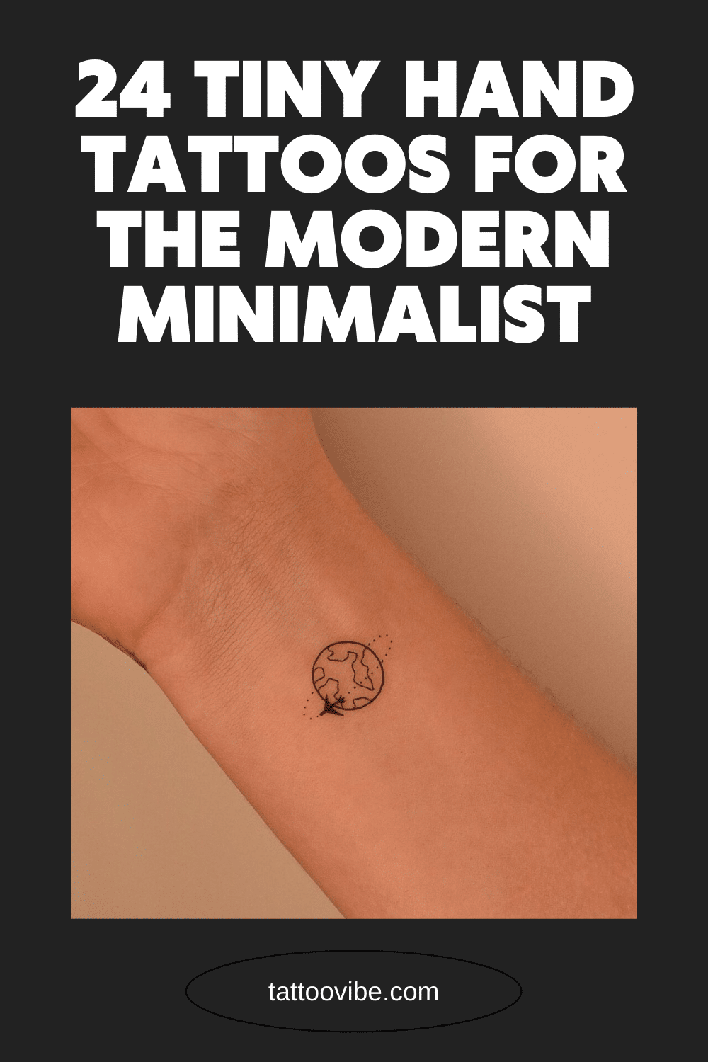 24 winzige Hand-Tattoos für den modernen Minimalisten