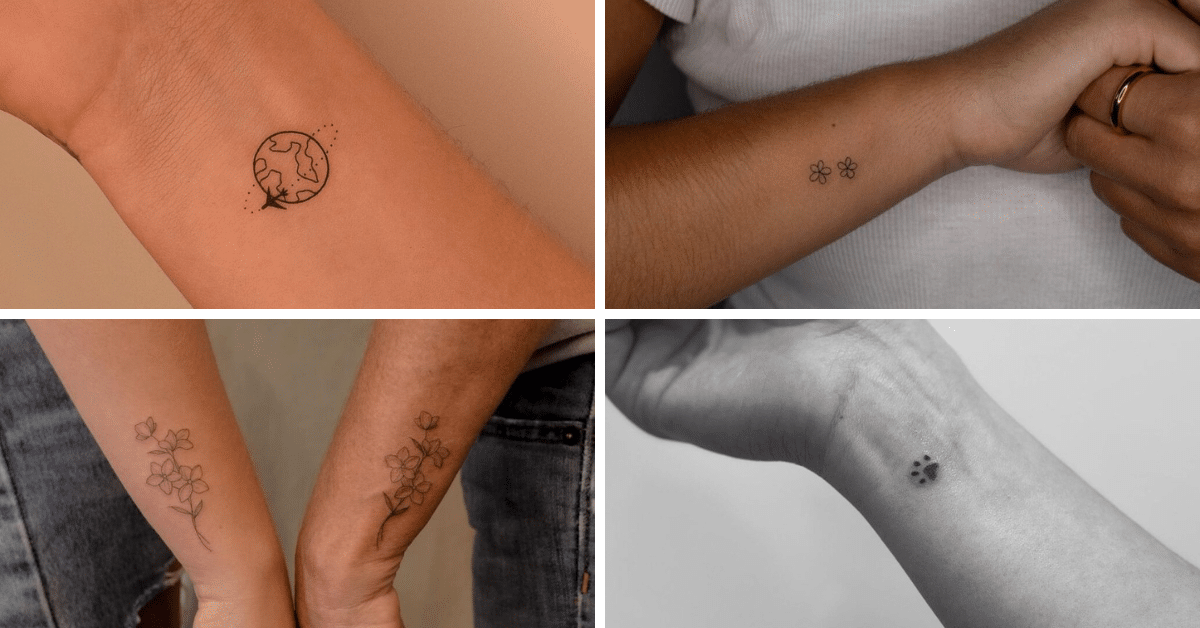 24 tatuagens de mão minúsculas para o minimalista moderno