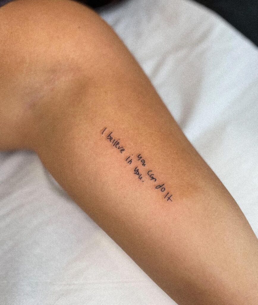 25 Hearty Handwriting Tattoos That Will Last You A Lifetime