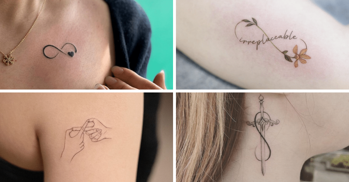 25 intrincados tatuajes de infinitos que van más allá de la moda del efecto 2000