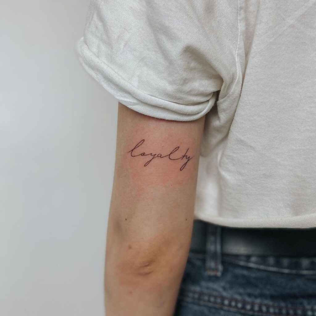 26 One-Word Tattoos That Attest To The Power Of Simplicity