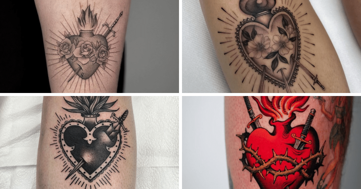 27 tatuajes del Sagrado Corazón para simbolizar tu devoción