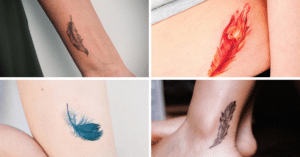 Simple And Symbolic, 24 Feather Tattoo Ideas To Inspire You