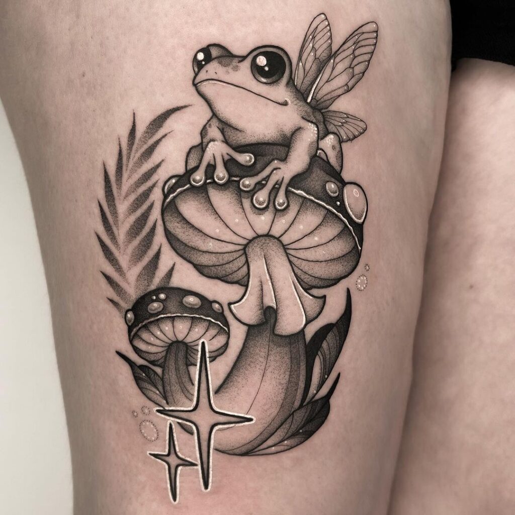 24 Frosch-Tattoo-Designs für Ihren schützenden Vertrauten