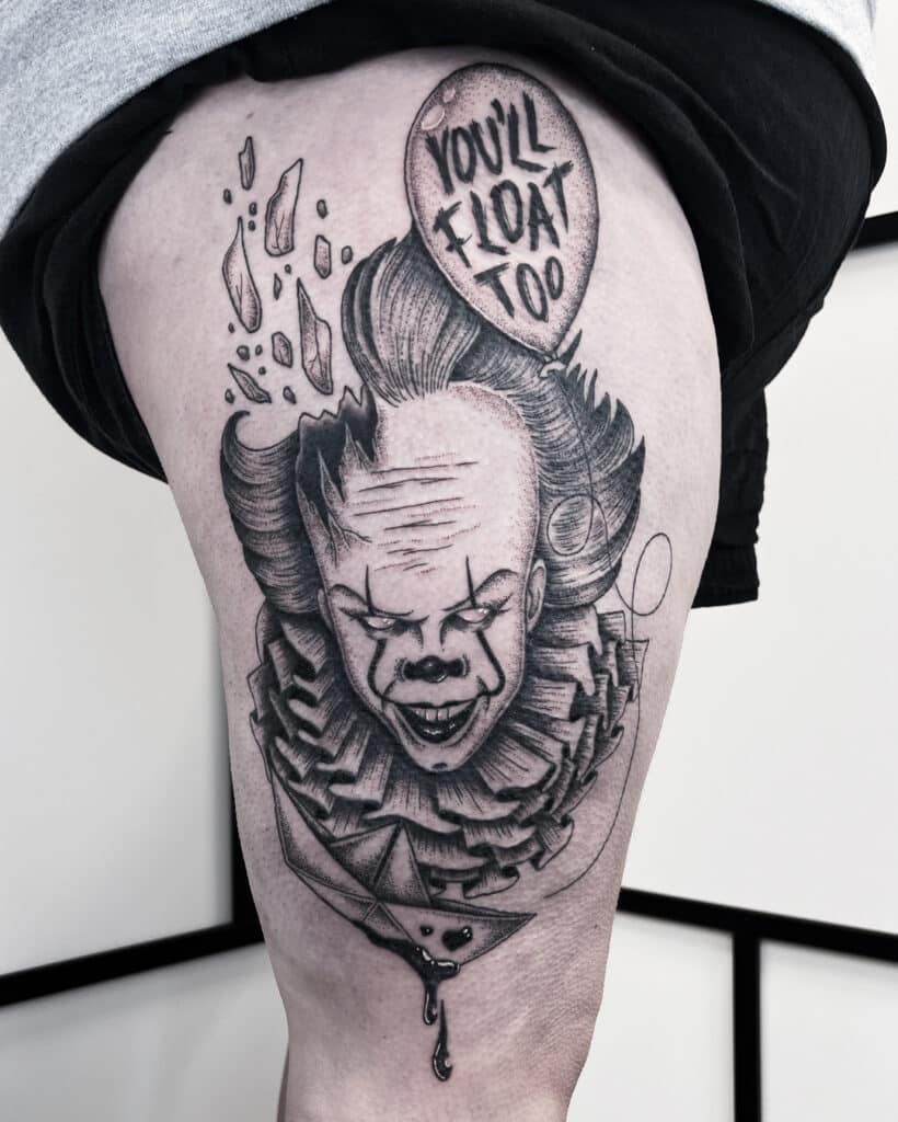28 espeluznantes ideas de tatuajes de películas de terror para los amantes del gore 