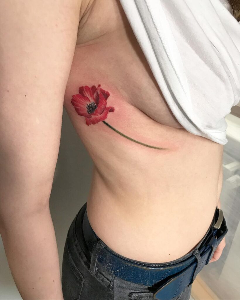 23 Under Breast Tattoo Ideas For The Bravest Women