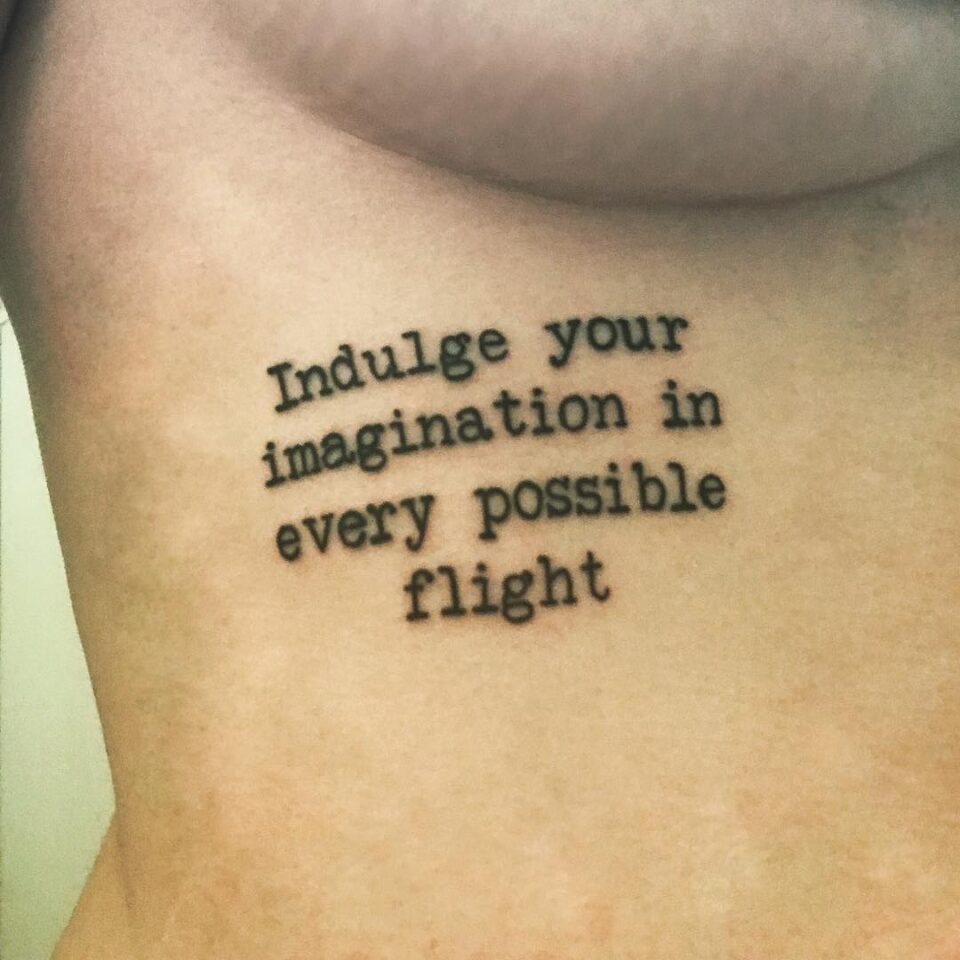 23 Under Breast Tattoo Ideas For The Bravest Women