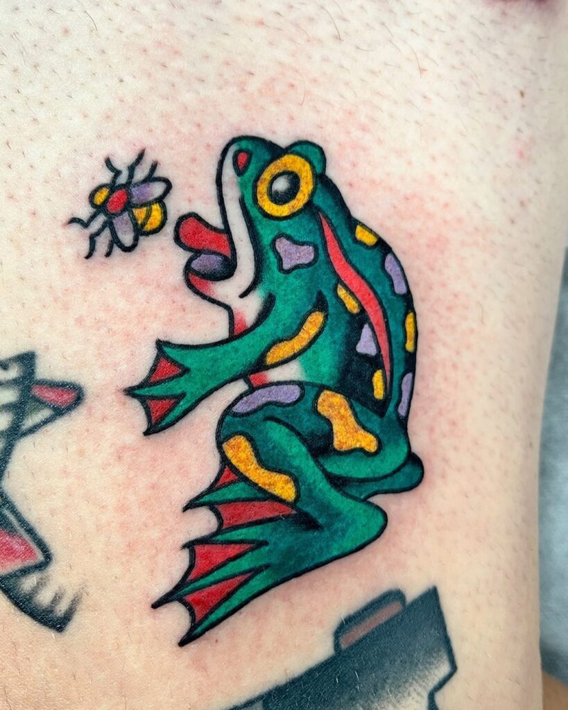 24 motifs de tatouage de grenouille pour votre protection familière