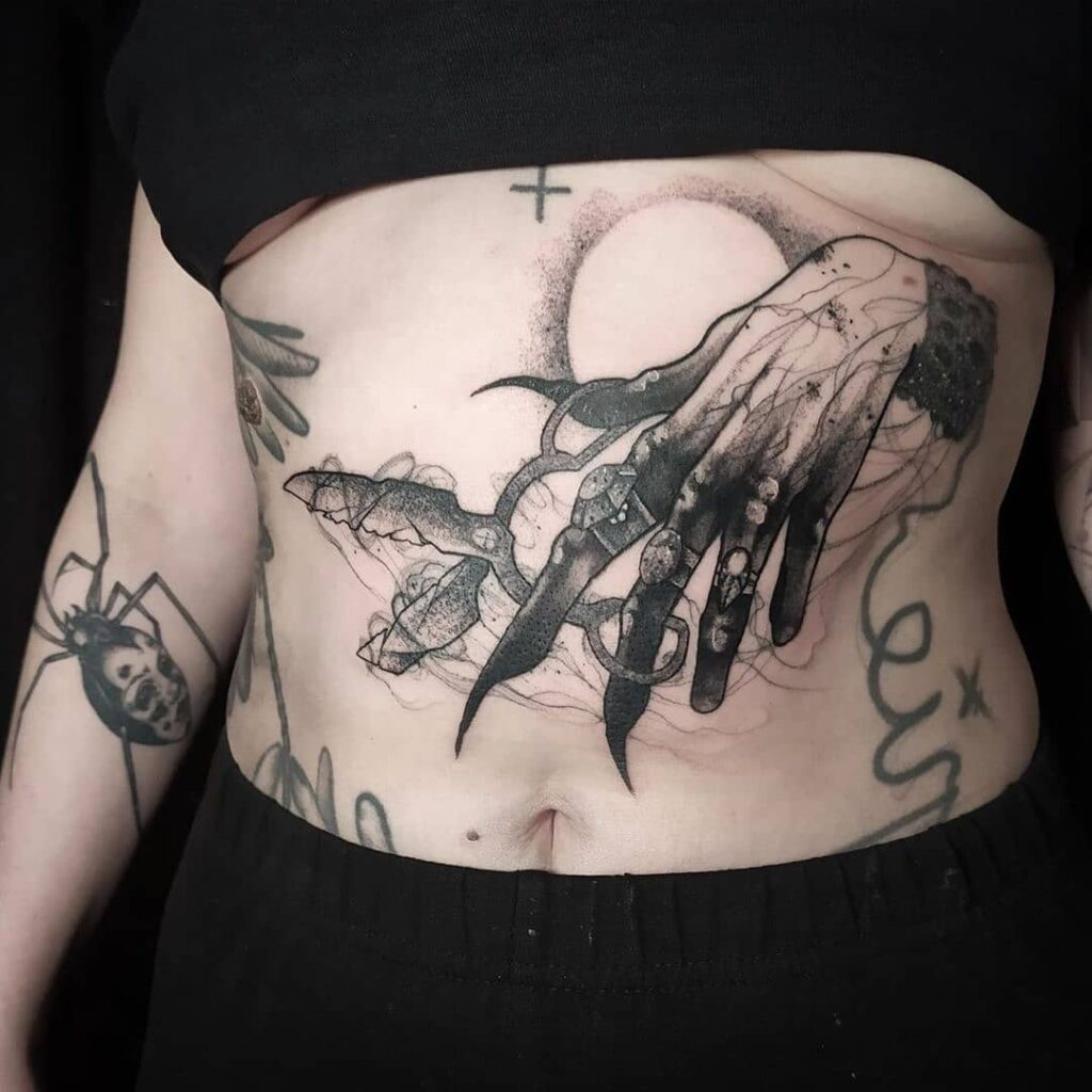 24 Magical Ideas For Your Next Witch Hands Tattoo
