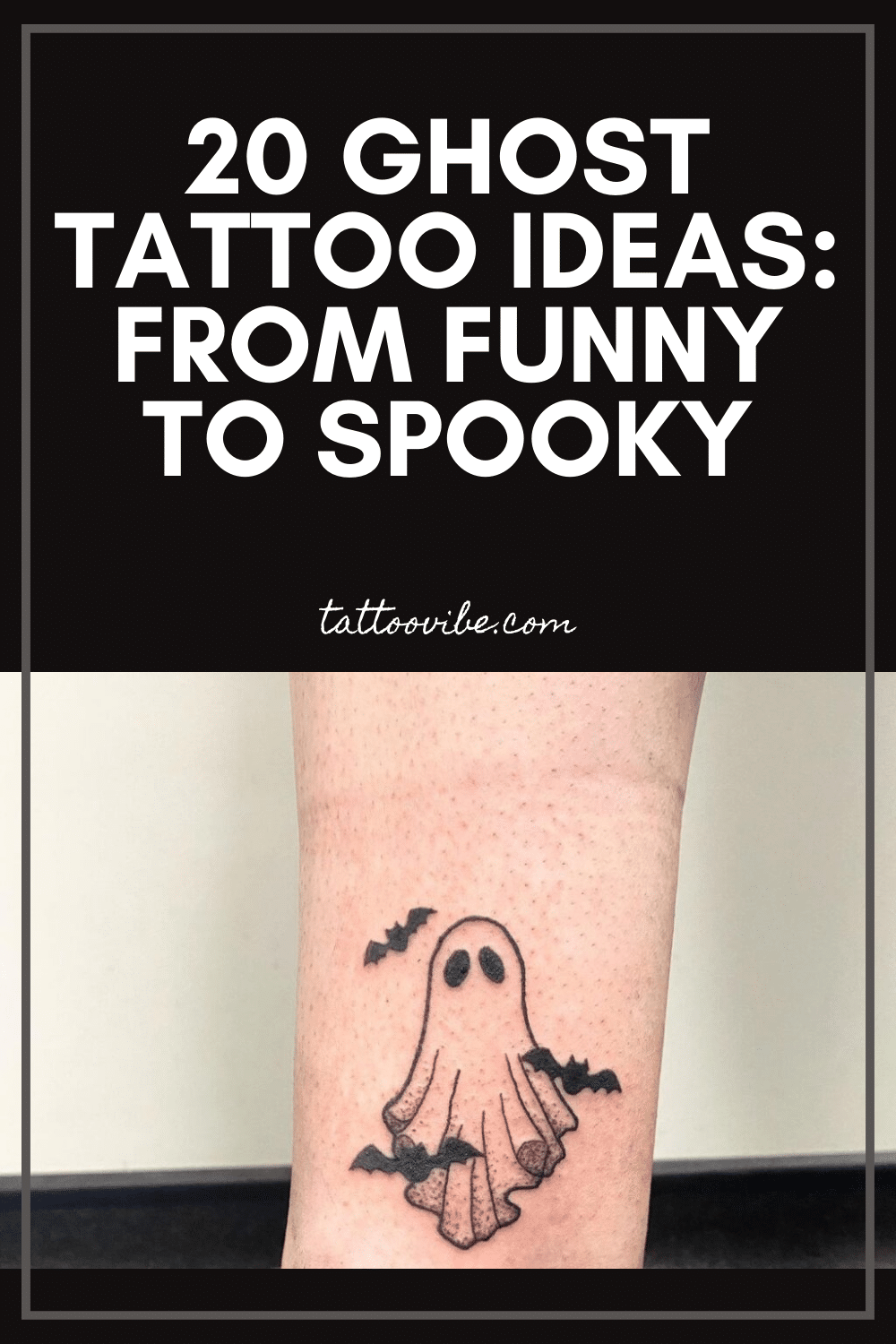 20 Ideen für Geister-Tattoos: Von lustig bis gruselig