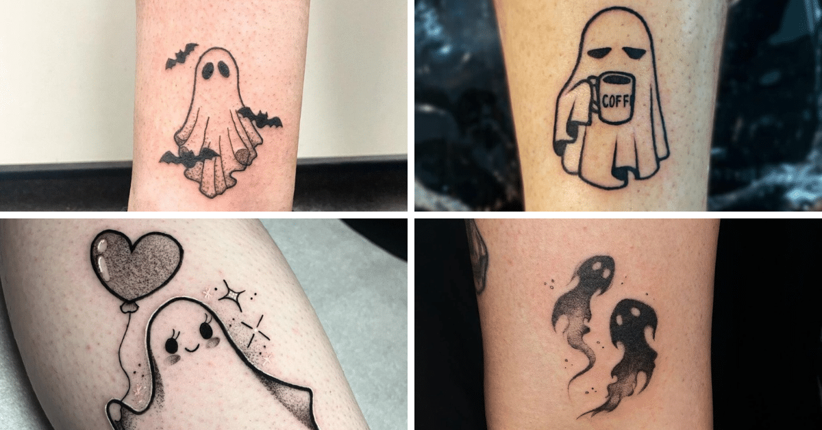 20 idées de tatouages de fantômes : De l'amusant à l'effrayant