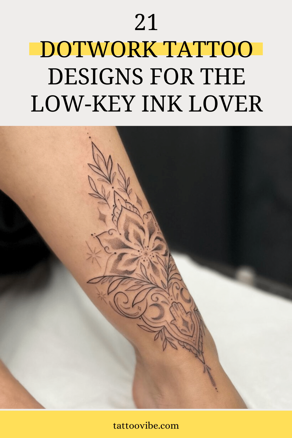 21 Dotwork Tattoo Designs For The Low-Key Ink Lover