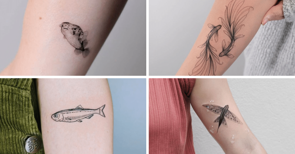 21 tatouages de poissons fantastiques qui vous feront craquer
