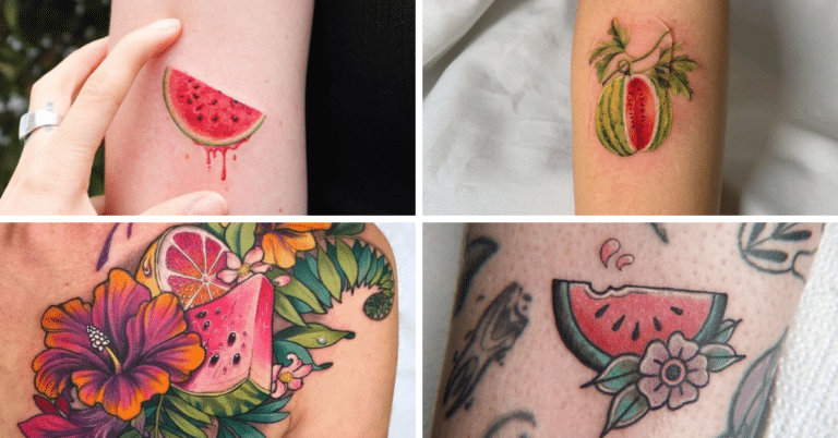 21 ideias de tatuagens de melancia para uma sensação de verão na sua pele
