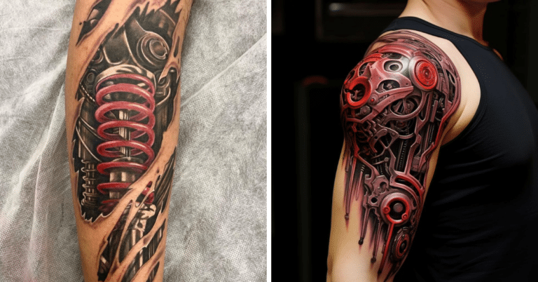 22 Biomechanische Tattoo-Designs für das Alien in dir