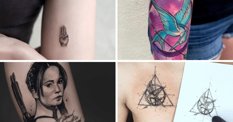 22 Unglaubliche Hunger Games Tattoo-Ideen für eingefleischte Fans