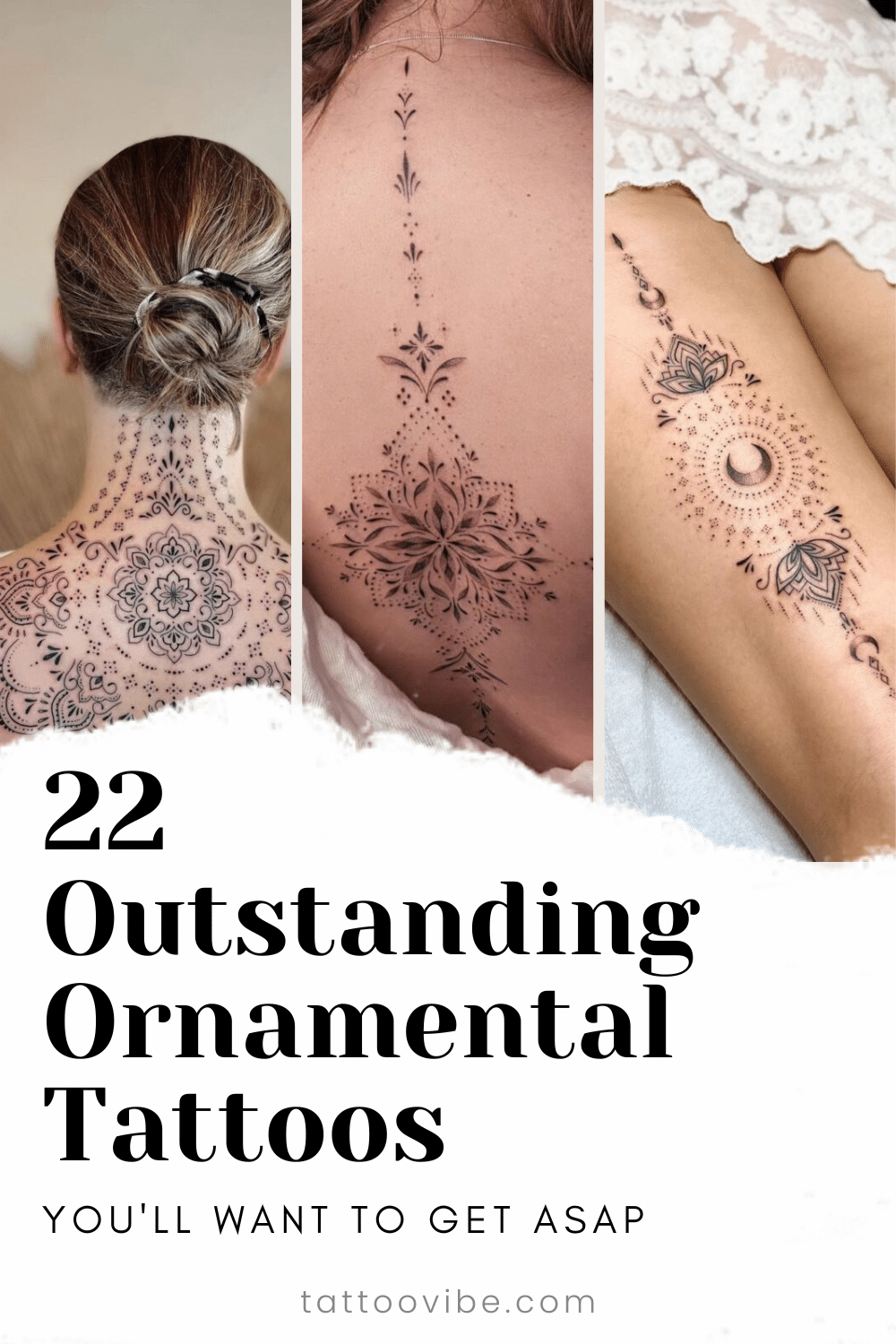 22 extraordinarios tatuajes ornamentales que querrás hacerte cuanto antes