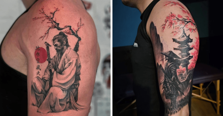 23 ideas de tatuajes de samuráis que representan al noble guerrero que llevamos dentro